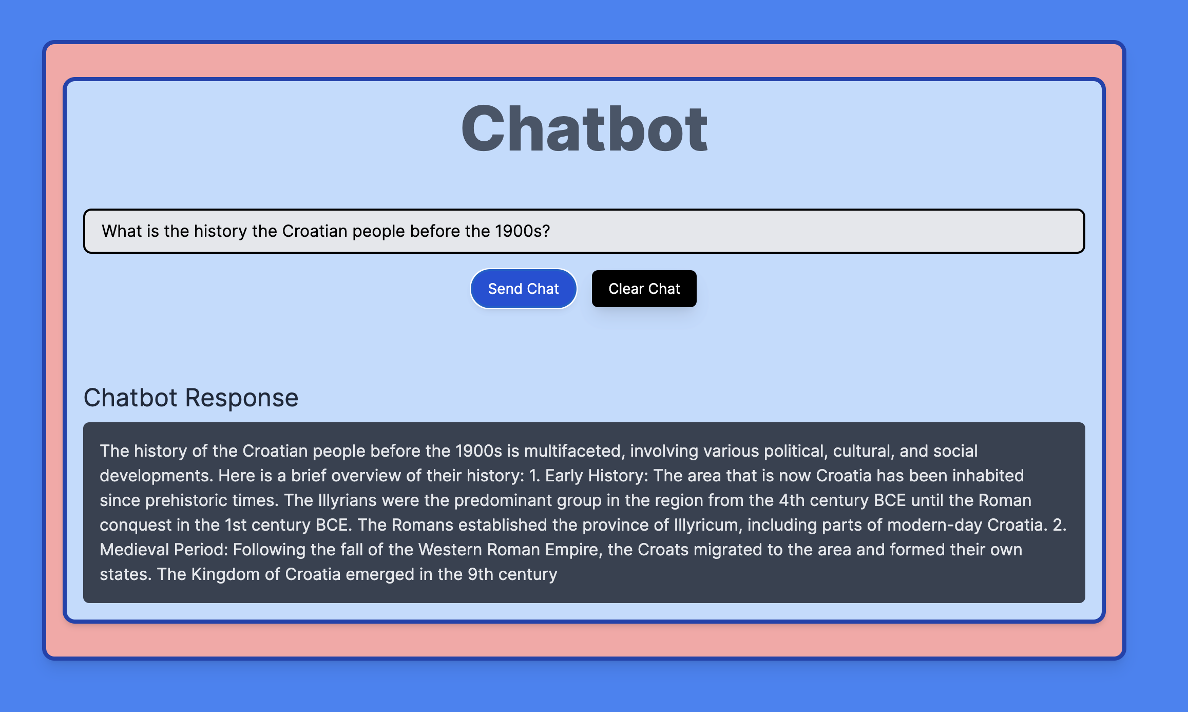 AI-Enhanced Chatbot